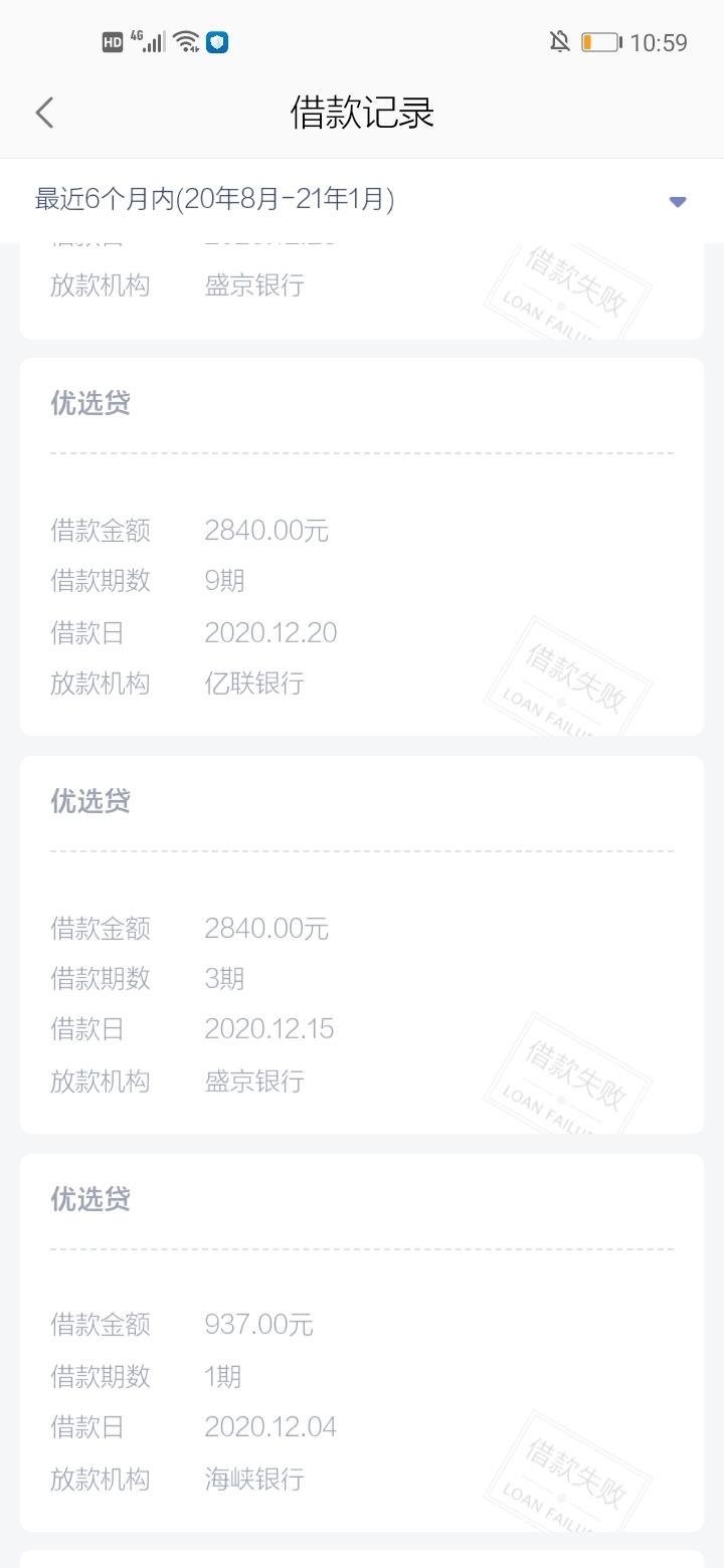拍拍贷失败五次了