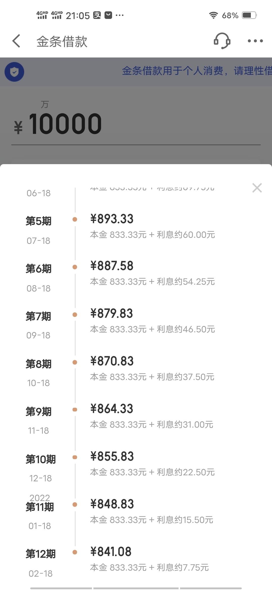 京东金条这个我怎么看不懂啊