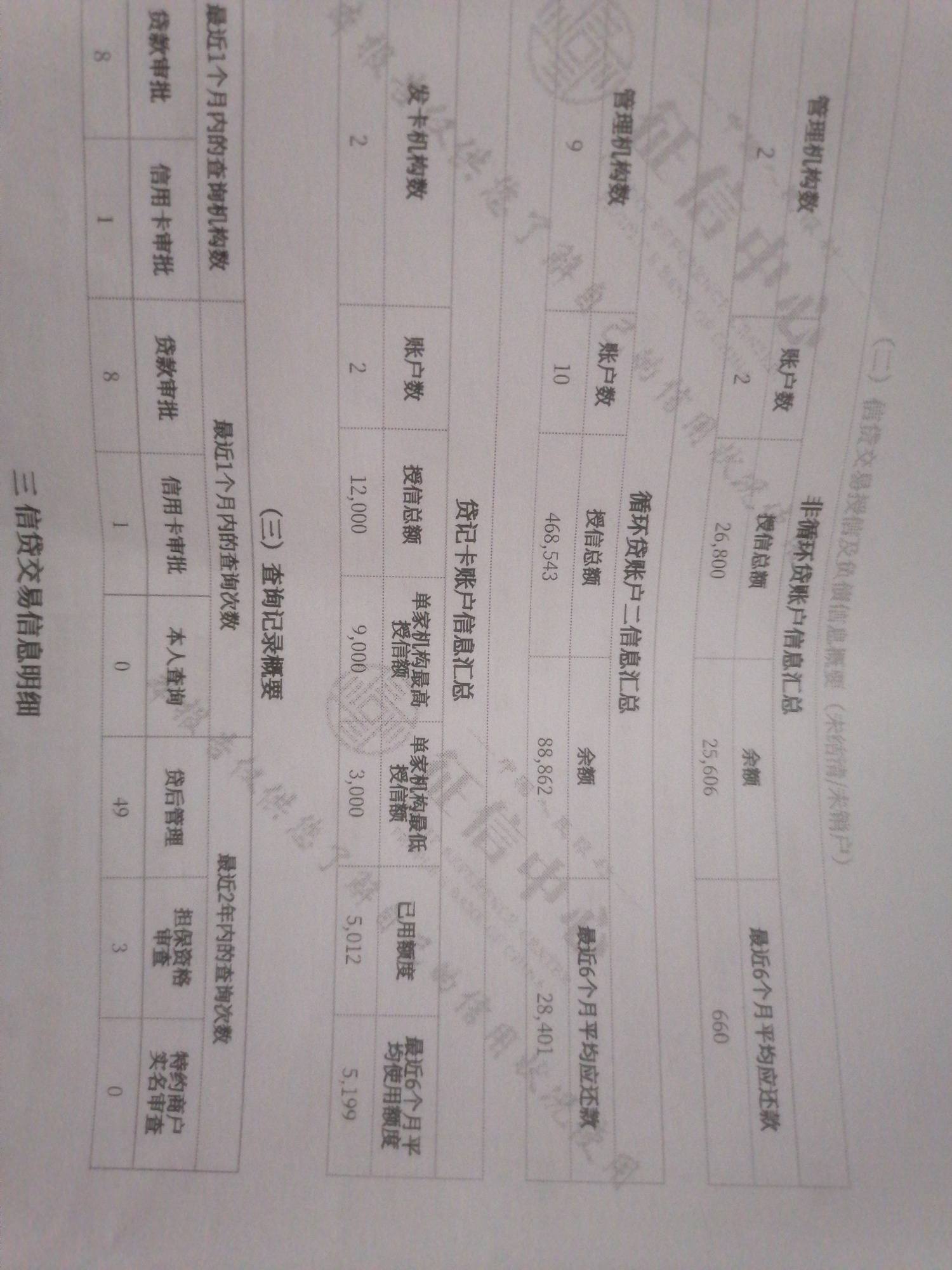 整理征信，看清账单