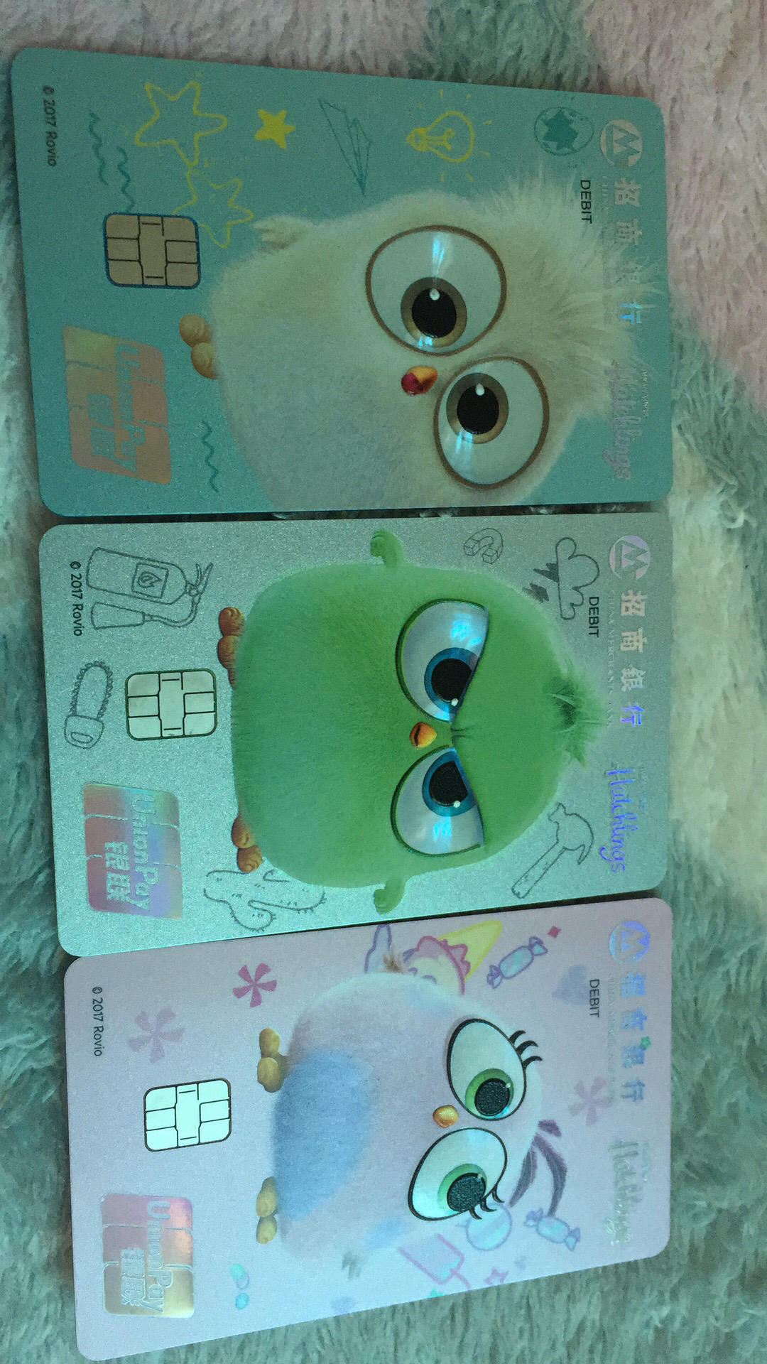 我又来晒小小鸟卡了手动滑稽