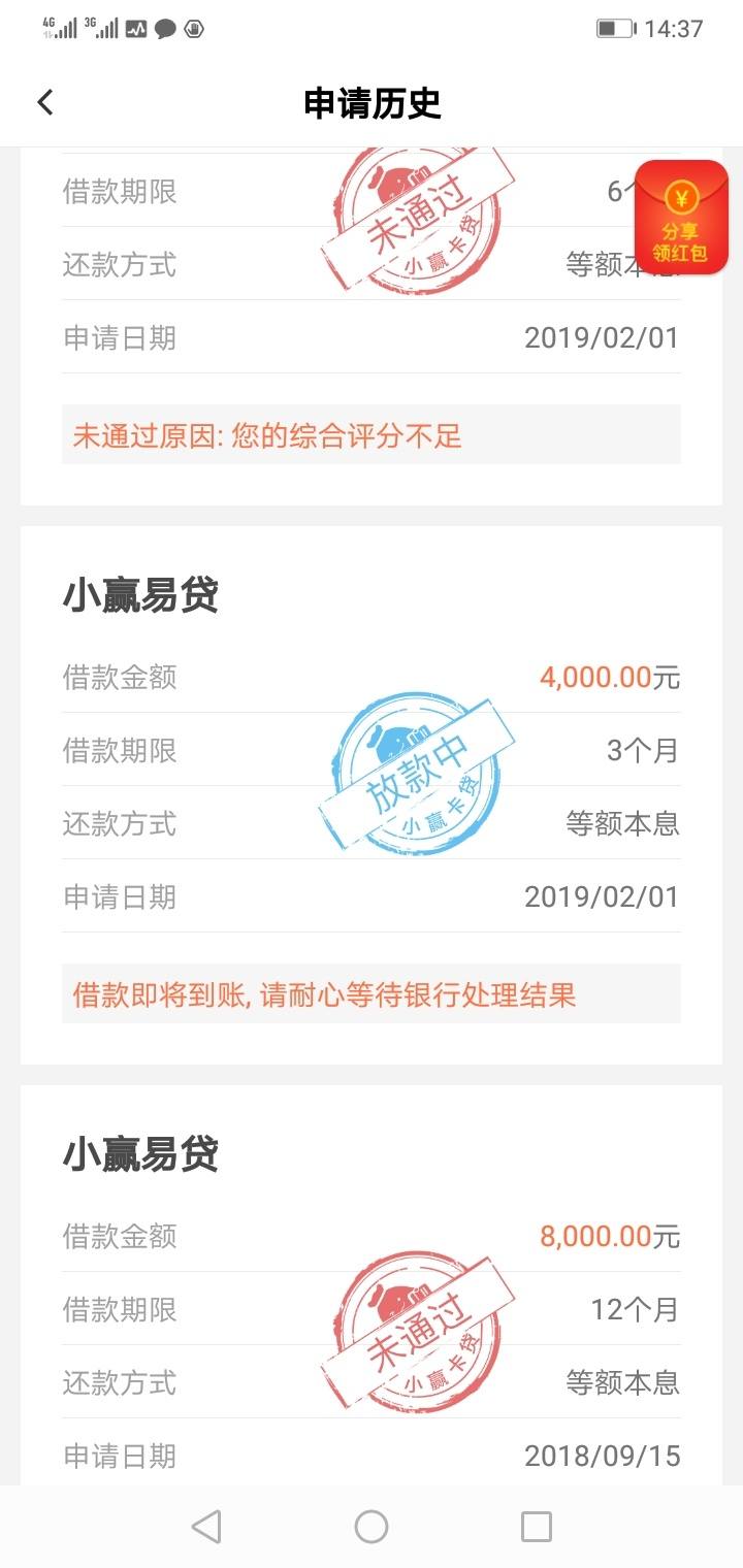 快易花套路,小赢待放款 - 信用贷款 - 我爱卡论坛