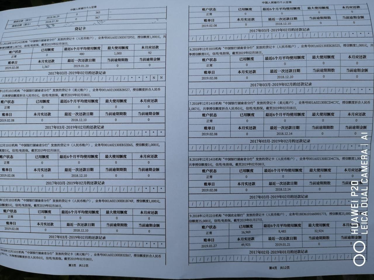 来帮我看下个人报告,有没有污点 农业银行讨论区 我爱卡论坛