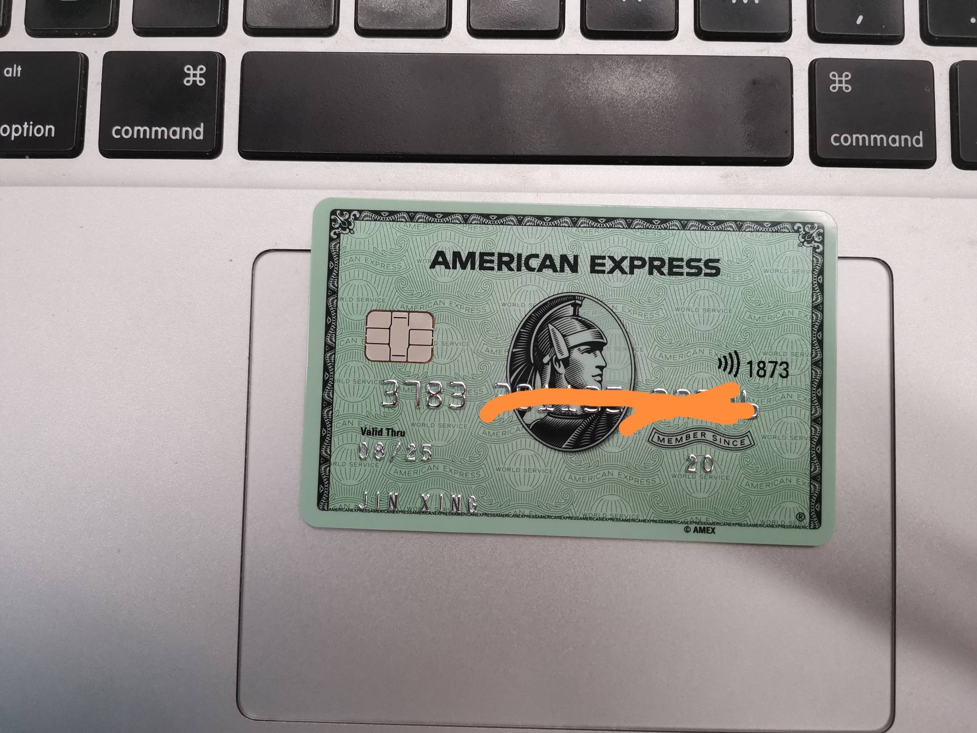 绿卡收到!颜色浅了好多!