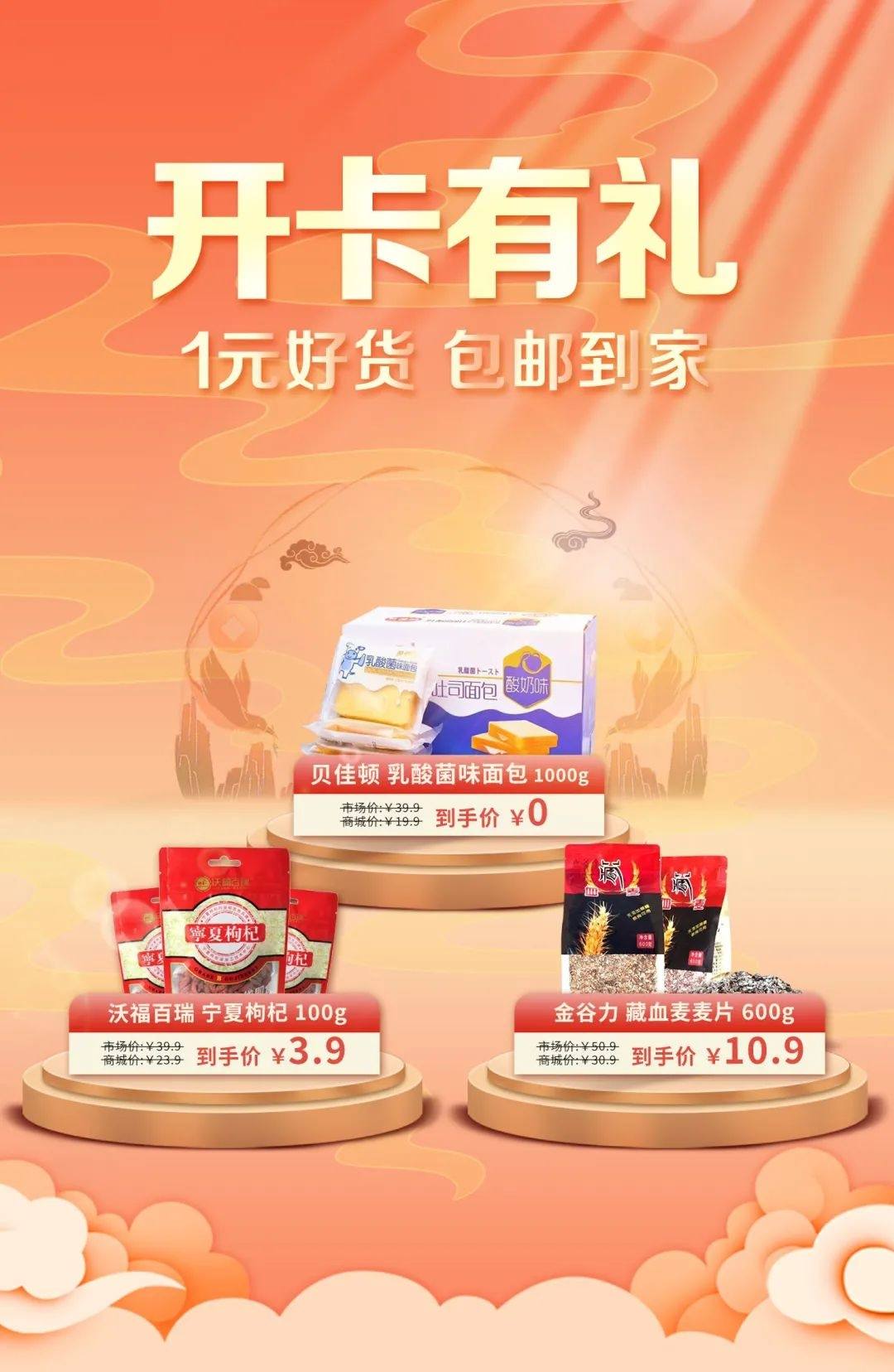 广州农商行开卡有礼新年权益送20元优惠券