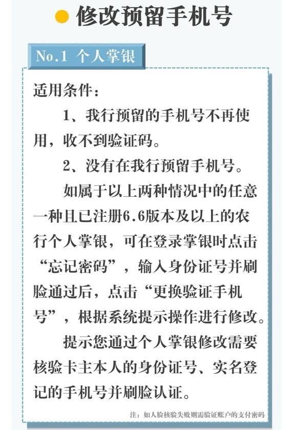 换手机号码需要改哪些东西