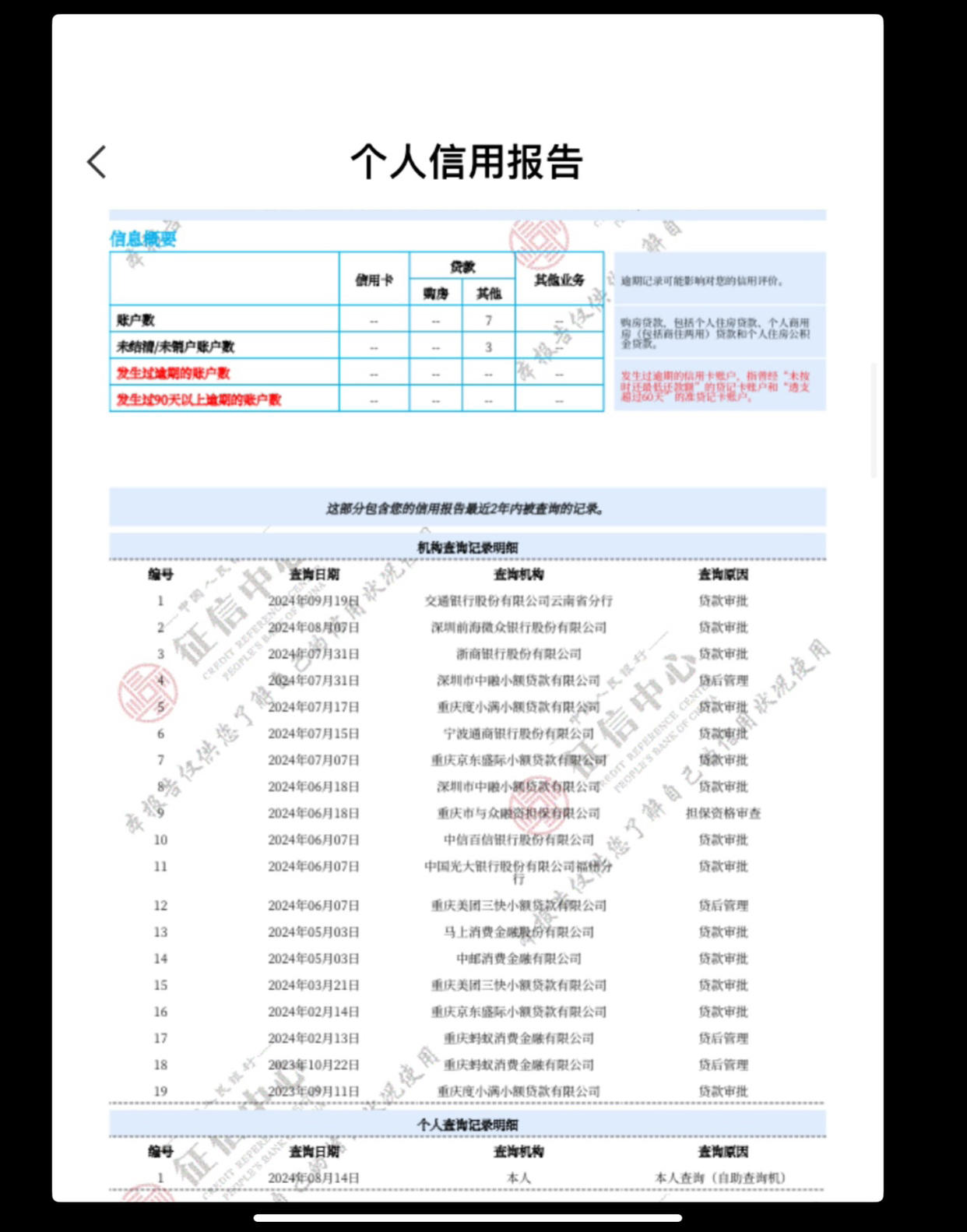 老哥们,这个征信能做什么银行贷款