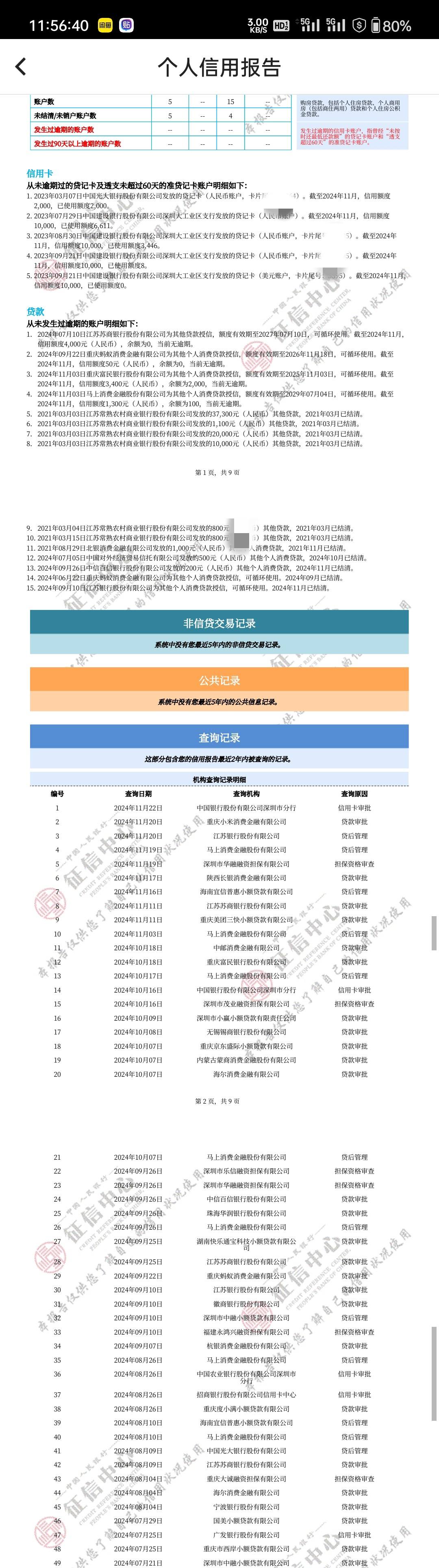 这种征信保持不点下个月能贷款吗